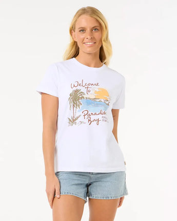 Paradise Bay Standard Tee - Optical White