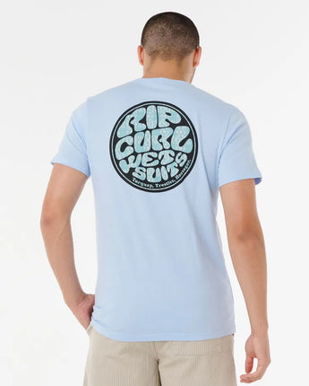 Wettie Passage Icon Tee - Blue Wind