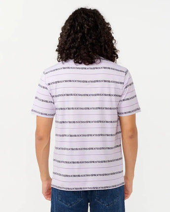 Hoffman Stripe Tee - Lilac