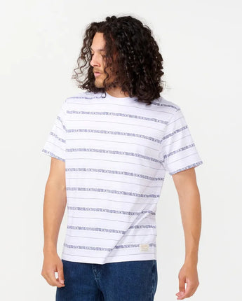 Hoffman Stripe Tee - White