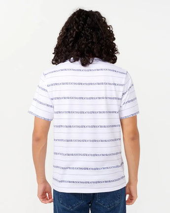 Hoffman Stripe Tee - White