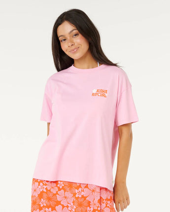 Aloha State Relaxed Tee - Soft Pink