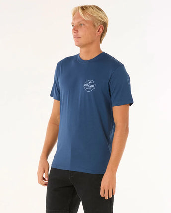 Staple Tee - Washed Navy