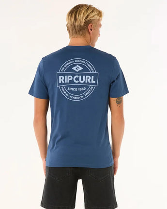 Staple Tee - Washed Navy