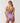Rip Curl Women's Surf Puff One Piece Swimsuit — Bright Lilac