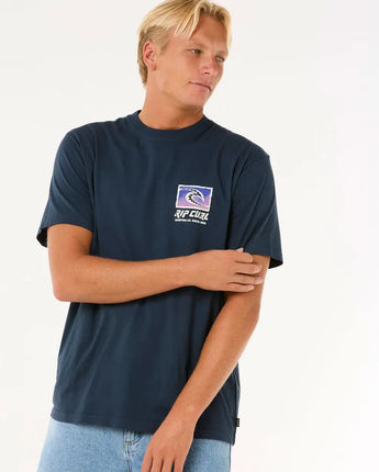 Raw Energy Trad Tee - Dark Navy