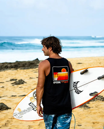 Surf Revival Peaking Tank - Black