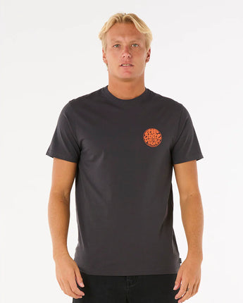 Wettie Icon Tee - Washed Black