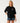 Rip Curl Women's Surf The World Boxy Tee - Black - Front View