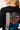 Rip Curl Women's Surf The World Boxy Tee - Black - Close Up Back View Of Print