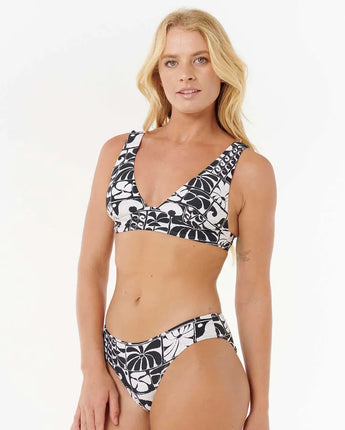 AOTS - TY Williams Deep V Bikini Top - Washed Black