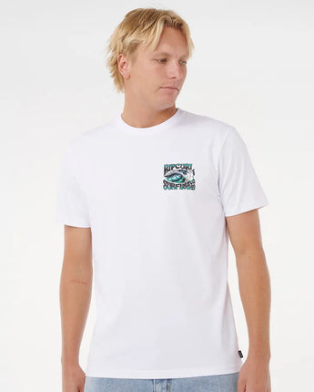 Hazed & Tubed Tee - White