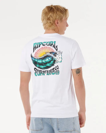 Hazed & Tubed Tee - White