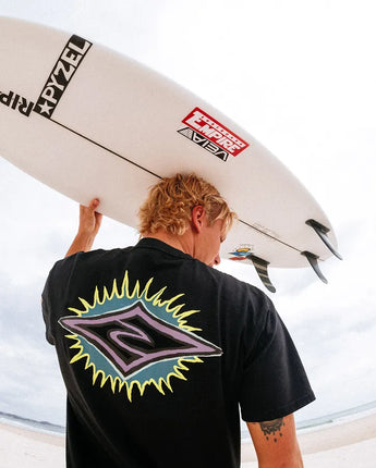 Raw Burst Tee - Black