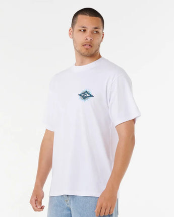 Raw Burst Tee - White