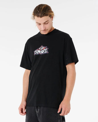 Raw Energy Graff Tee - Black