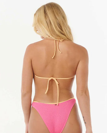 Luxe Surf D-DD Sliding Tri Bikini Top - Pink