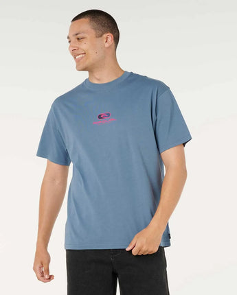 Pill Icon Tee - Bluefin