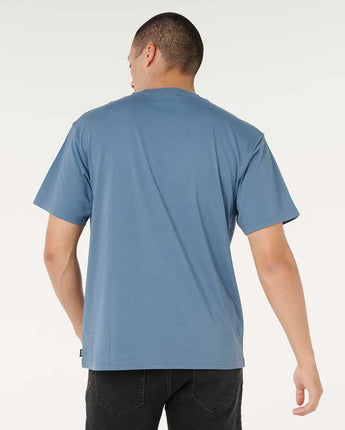 Pill Icon Tee - Bluefin