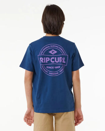 Staple Tee Boy - Washed Navy