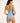 Seafolly Women's Sea Dive Deep V Neck One Piece - Cornflower