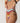 Rip Curl Women's Retro Stripe Full Coverage Bikini Bottom - Multi - Close Up Side View
