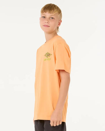 Raw Energy Dolphin Tee - Boys (8-16 years) - Mandarin Zest