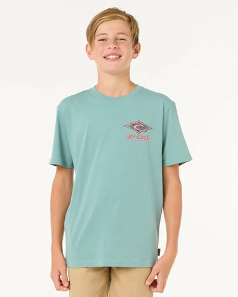 Raw Energy Dolphin Tee - Boys (8-16 years) - Blue Lagoon