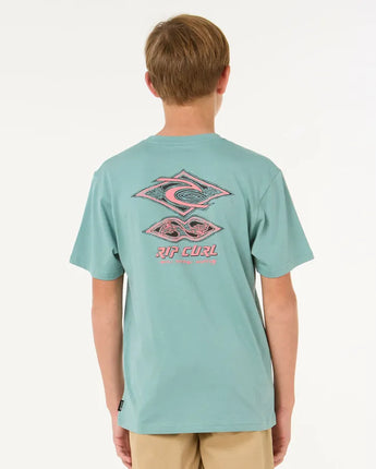 Raw Energy Dolphin Tee - Boys (8-16 years) - Blue Lagoon