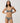 Rip Curl Women's Samba Stripe Multi Fit Halter Bikini Top - Black