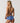 Rip Curl Women's Archive Plaid Sliding Tri Bikini Top - Blue