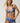 Rip Curl Women's Archive Plaid Sliding Tri Bikini Top - Blue