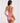 Seafolly Women's Sea Dive Deep V Neck One Piece Swimsuit - Pop Pink - Back View