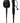 FK Ultimate 7ft 8mm Surf Leg Rope - Black