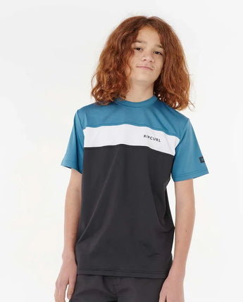 Undertow UPF Short Sleeve Boy - Storm Blue
