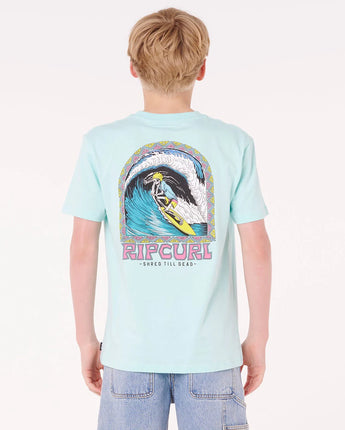 Shredding Tee Boys (8-16 years ) - Light Aqua