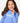 Surf Puff LS Surf Suit Mini Girl - Blue