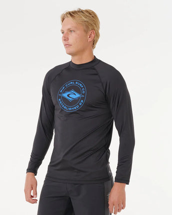 Stapler UPF L/S Rashie - Black