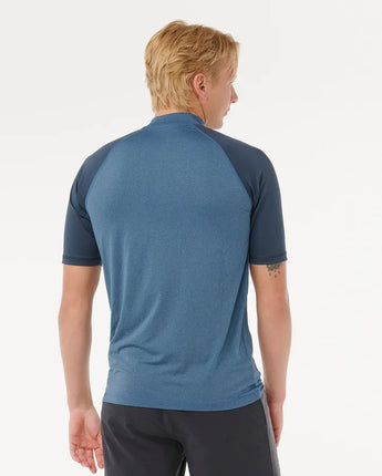 Shock UPF S/S - Navy Marle