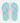 Bondi Bloom Open Toe Thongs - Light Sea Blue