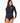 Premium Surf Zip Thru Long Sleeve UV Rash Vest - Black