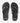 Premium Surf Bloom Open Toe Thongs - Black