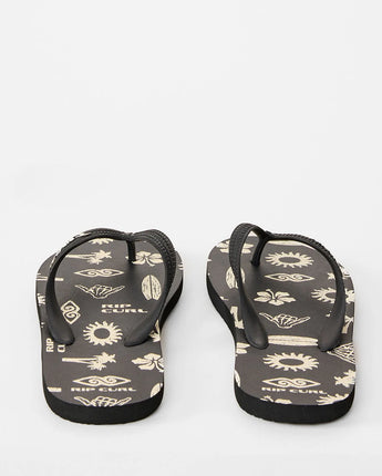 Paradiso Bloom Open Toe Boy - Black/White