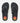 Icons Of Bloom Open Toe Thongs - Black/Orange