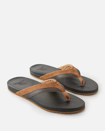 Soft Top Open Toe - Black/Brown