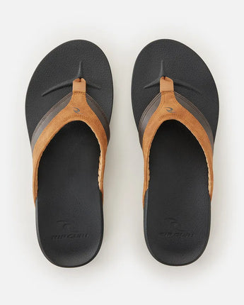 Soft Top Open Toe - Black/Brown