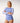 Rip Curl Women's Party Wave Long Sleeve Rash Guard - White/Blue - Front View