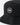 Photo 2, badge close-up: Rip Curl Boys' Stapler Wide Brim Hat in Black, close-up of embroidered logo badge and canvas fabric
