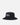 Rip Curl Men's Classic Surf Wide Brim Hat in Black, three-quarter view with white embroidered badge.