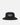 Rip Curl Men's Classic Surf Wide Brim Hat in Black, front view showing badge and stitched brim.